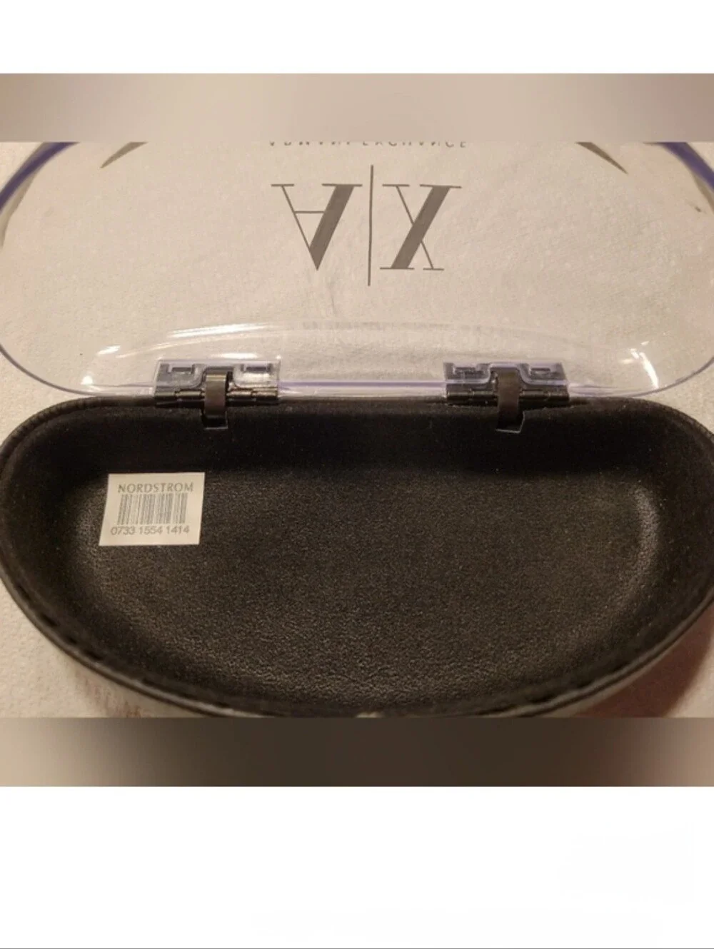 Y2K Armani Exchange A/X Oversize Square Sunglasses A/X 249/S Rose Pink Tortoise